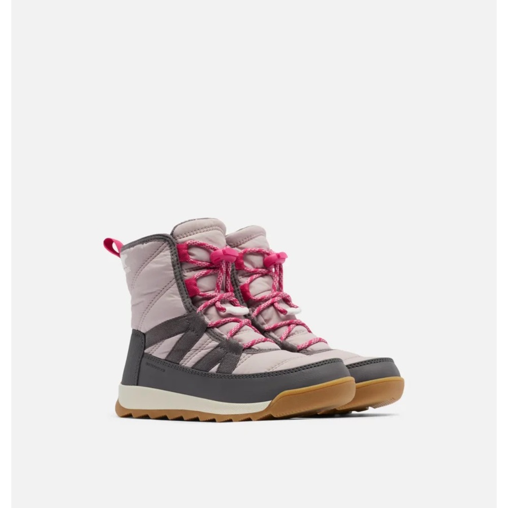 NEW!! Youth Girls Sorel Youth Whitney II Short Lace - Vapor/Pulse